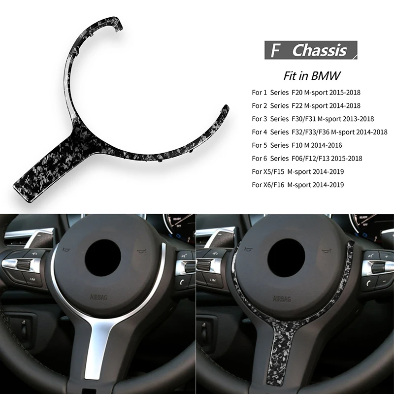 

Для BMW F20 F22 F30 F31 F32 F33 F36 F10 F06 F12 F13 F15 F16 M Спортивное карбоновое волокно кованый узор рулевое колесо запасные части