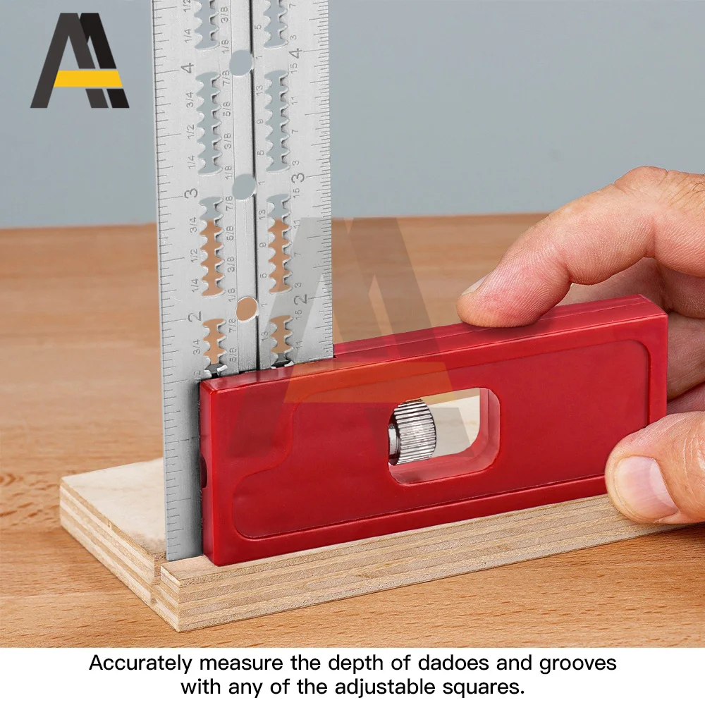 Масштабируемый инструмент линейка 6/12/18 дюймов для дятла регулируемое отверстие