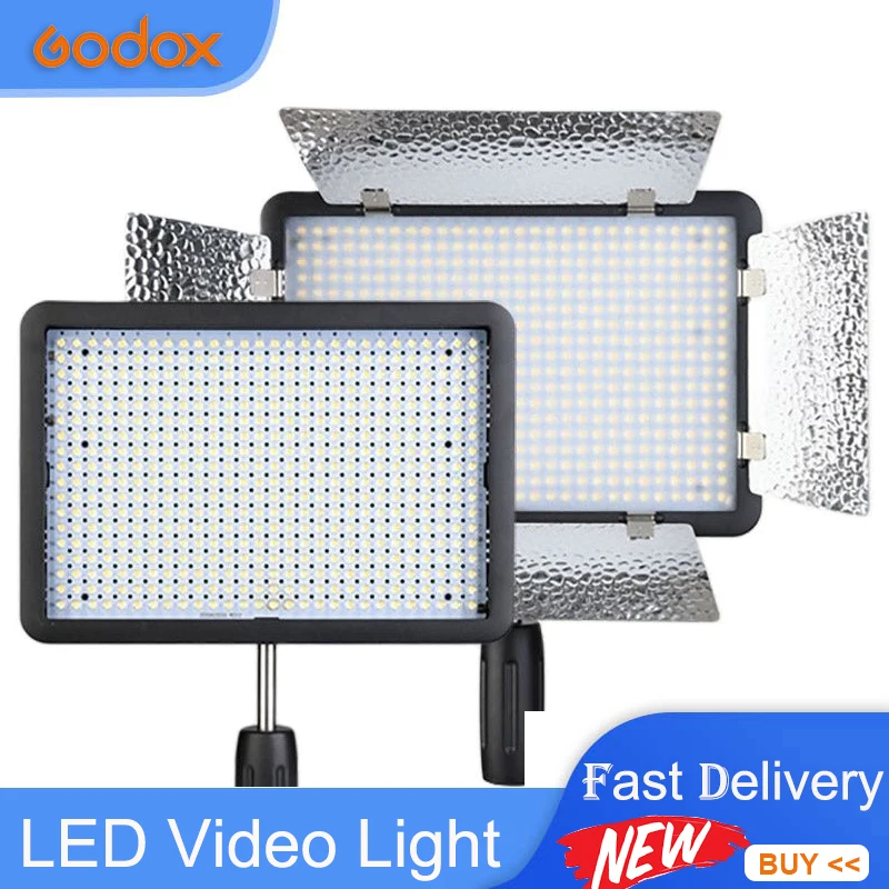 Godox LED500L LED500LR LED Video Light Panel with Adjustable Color Temperature 3300K 5600K Photographic Studio Lighting