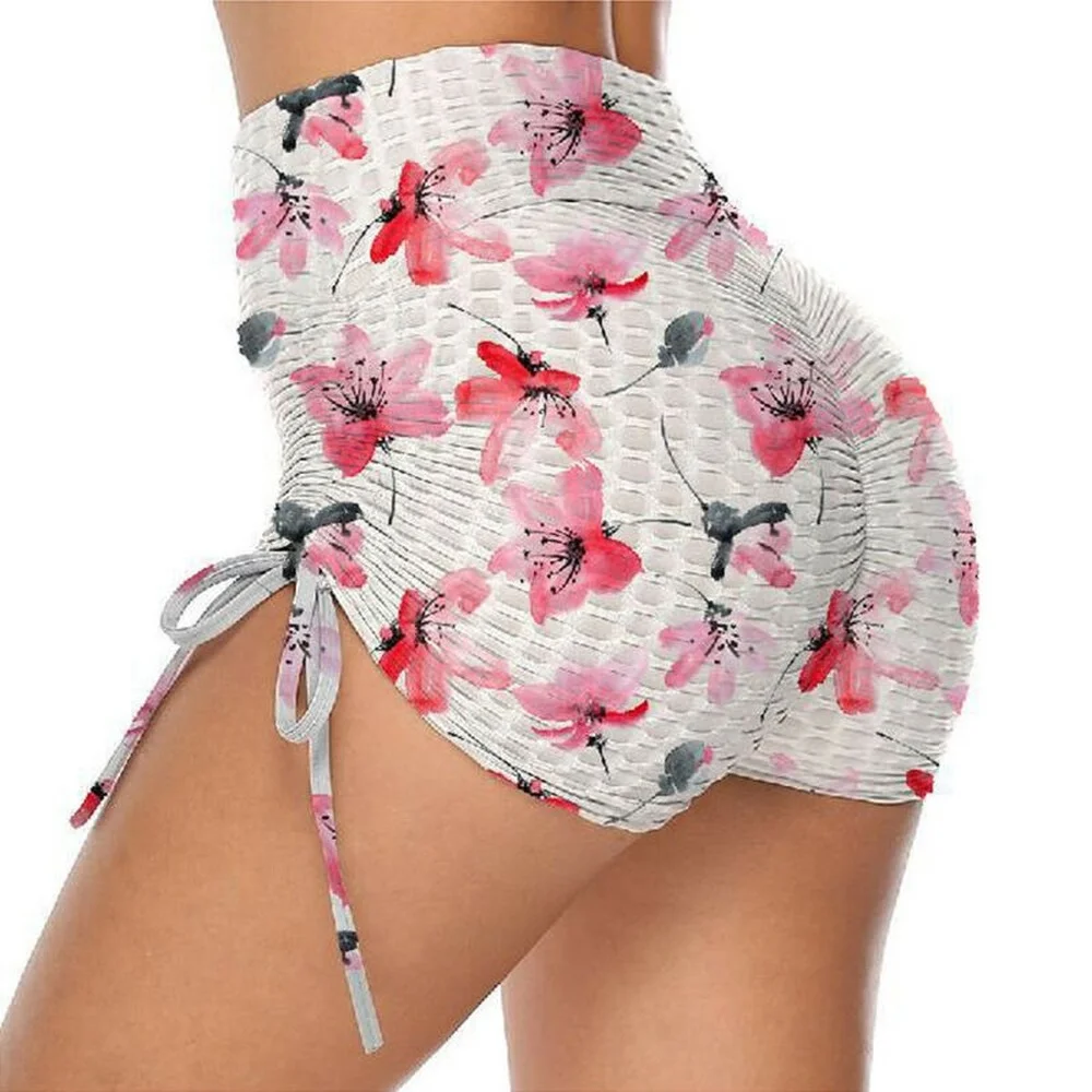 

Womens Gym Yoga Sports Fitness Shorts Ladies Running Stretch Workouts Shorts