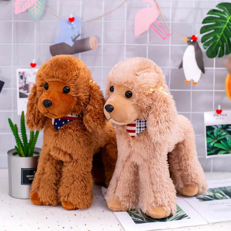 

Плюшевая игрушка в виде милого пуделя, 30-50 см