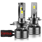 Muxall Led Canbus Автомобильная фара H4 H7 H1 H8 H11 9005 Hb3 9006 Hb4 линза дальнего света противотуманная фара H4 H7 турбо лампа для мотоцикла