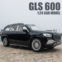 124 maybach gls600 car model die cast alloy boys toys cars suv model car collectibles kids car free shipping