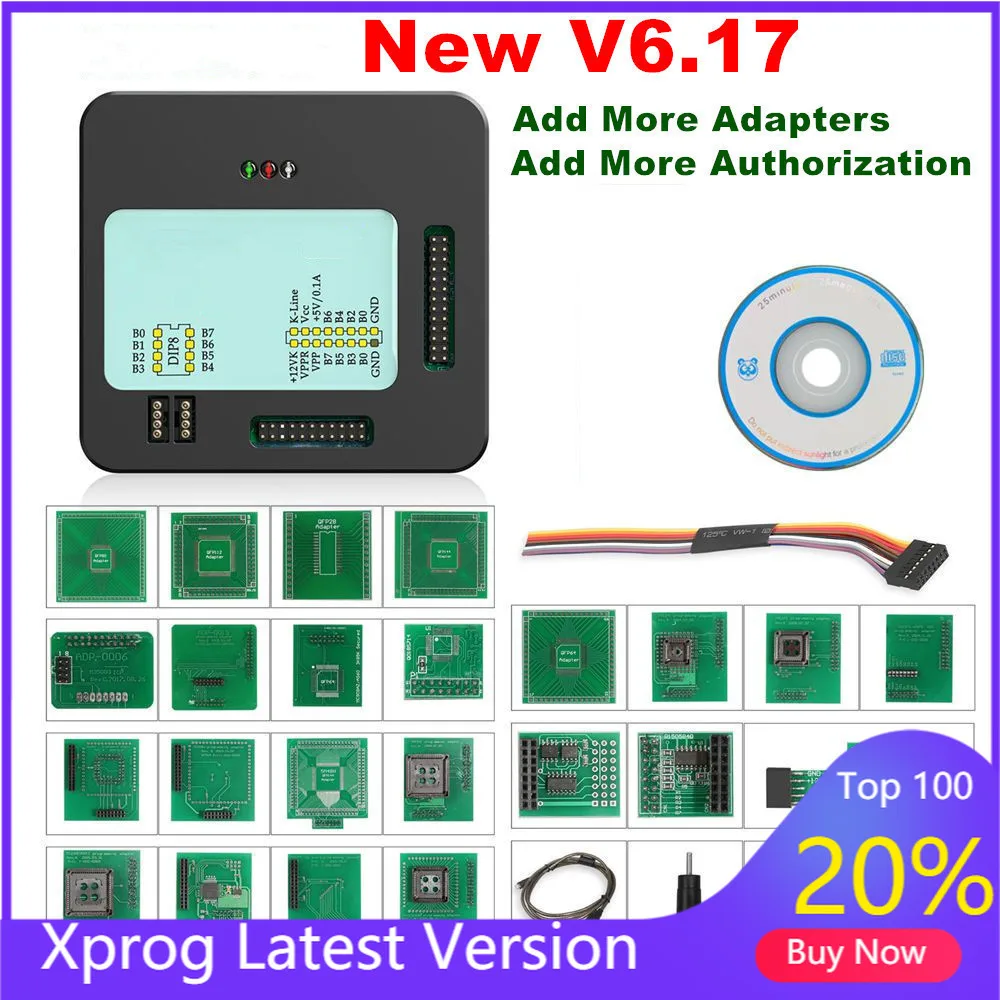 

2021 Newest XPROG 6.26 XPROG V6.17 ECU Programmer X-Prog V5.84 XPROG M V6.17 X Prog EEPROM Adapter XPROG-M X prog V5.55