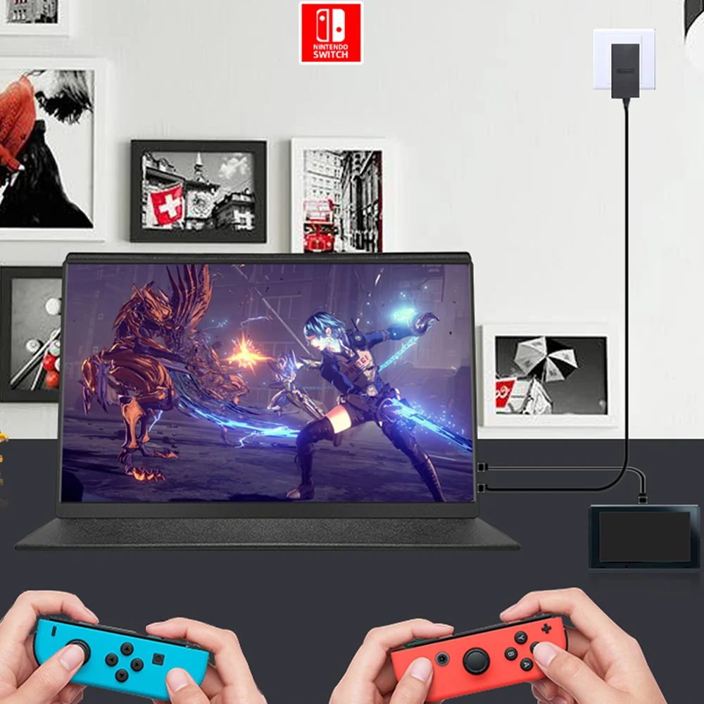 15 6 тонкая рамка типа C светильник портативный большой монитор HDR для бизнеса
