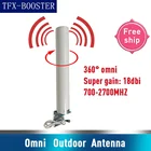 Всенаправленная внешняя антенна TFX-BOOSTER 18 дби, 360 , 2G, GSM, 3G, WCDMA, 4G LTE, мобильный телефон, для усилителя сигнала сотового телефона