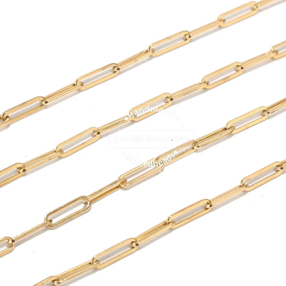 Золотистые роликовые Кабельные цепи из нержавеющей стали плоская проволока