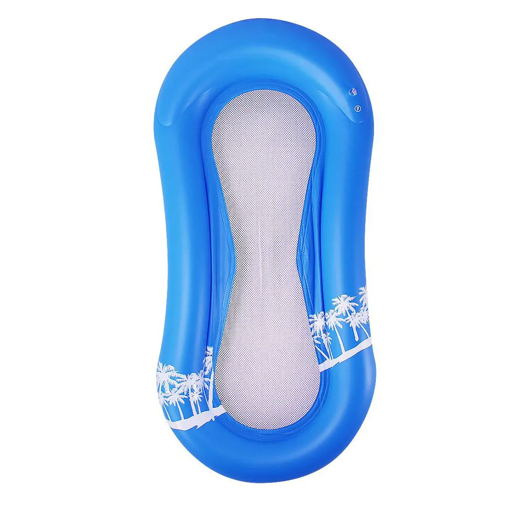 

Hot Sale Summer Water Hammock Swimming Pool Beach Water Hammock PVC Air Mattress Lounger Floating Inflatable Water Floating Row