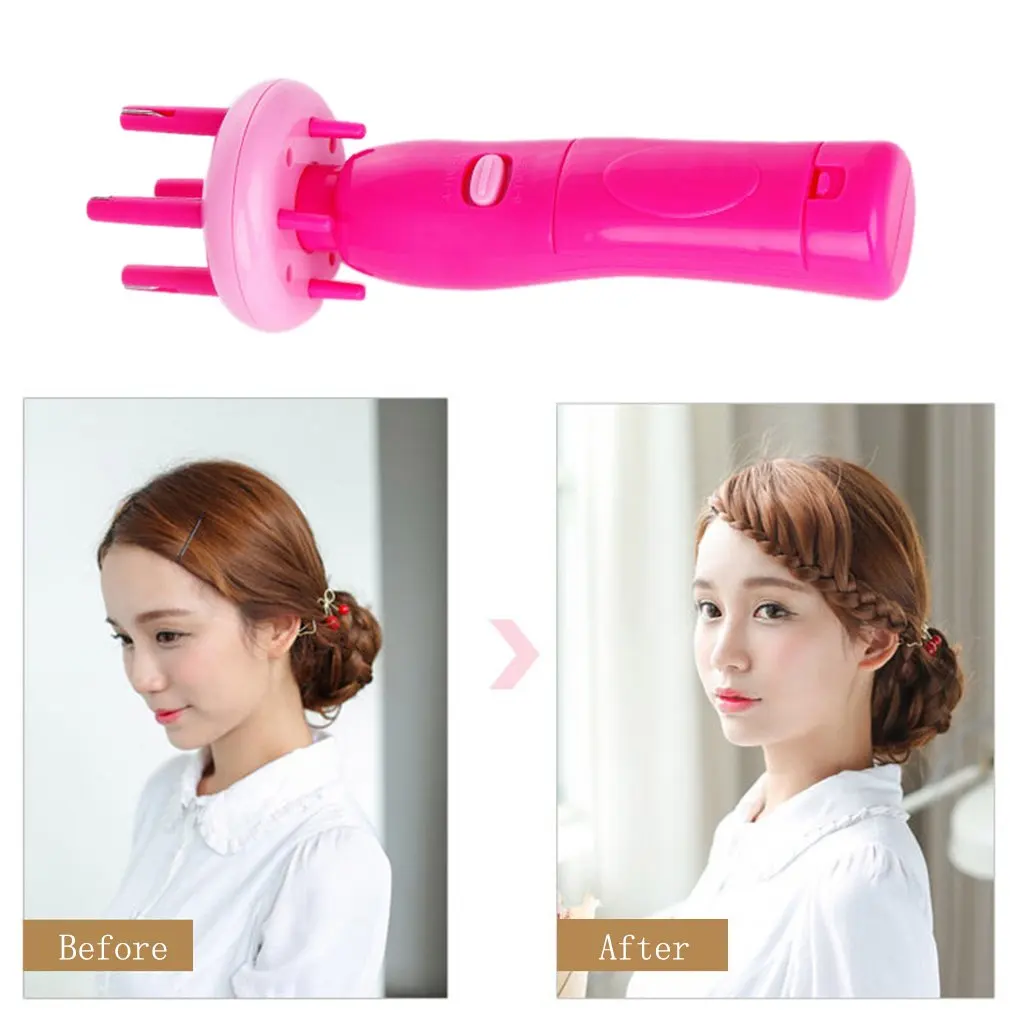 

Hair Styling Tools Hair Braider Automatically Braid Machine Electric Hemp Flowers Hair Braide Hair Braider Device Kit