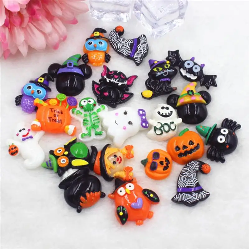 5 шт смолы практичный кухонный холодильник наклейки призрак тыква аксессуары