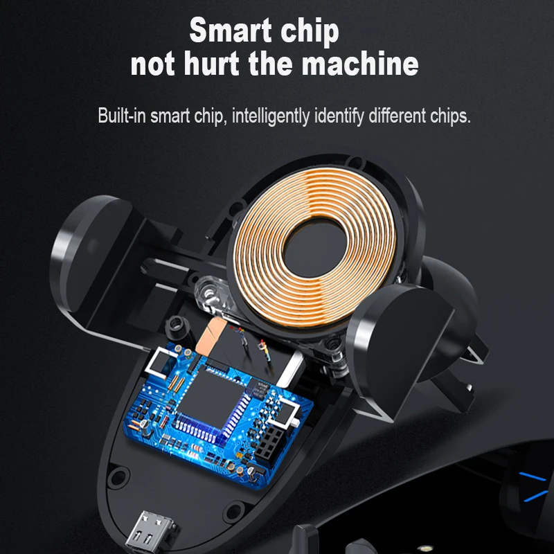 

15W Wireless car charger phone holder for iPhone 12 11 pro max Samsung S20 10 Note 10 Huawei Mate 20 Xiaomi induction charging