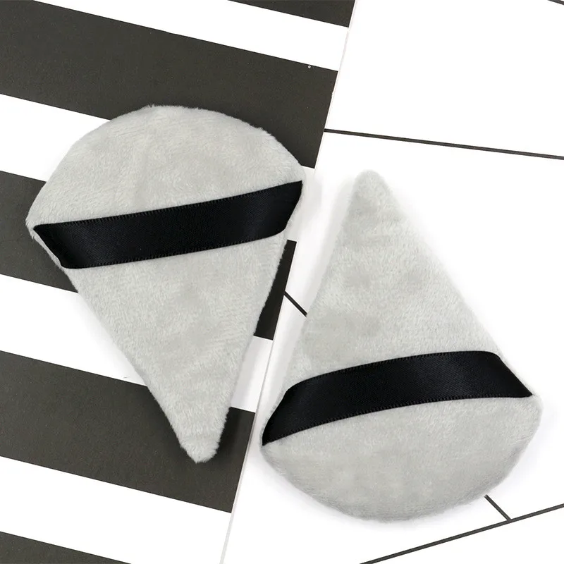 Мягкая треугольная бархатная пудра искусственная мини губка для макияжа