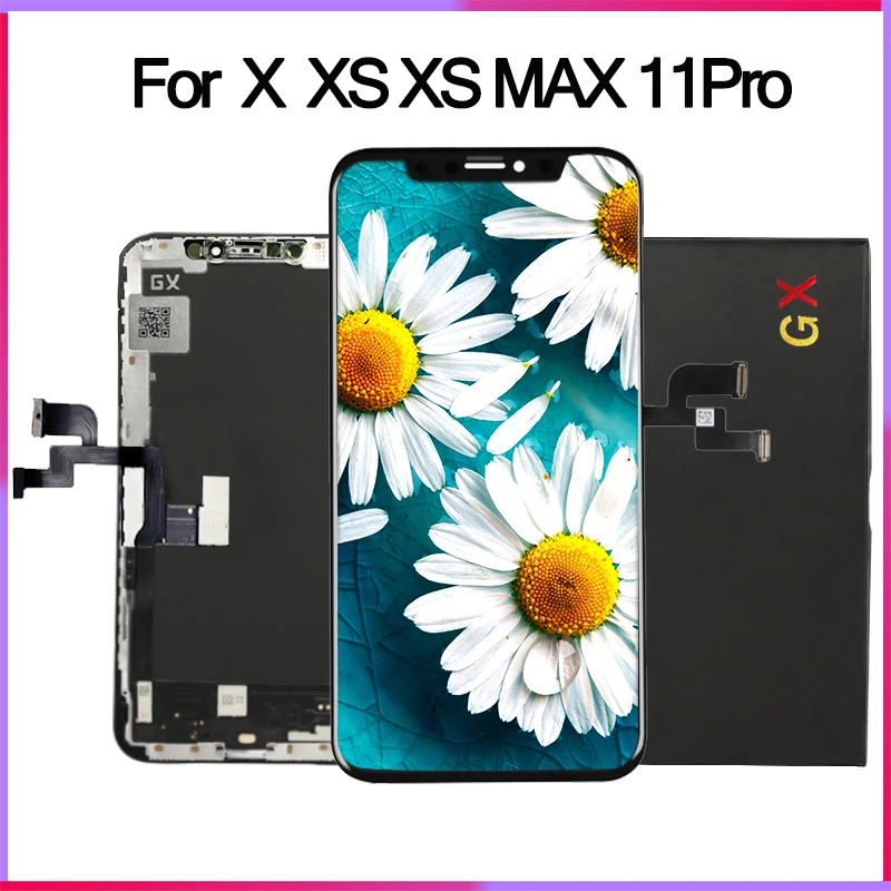 

OEM GX Pantalla OLED Incell LCD Display For iPhone X XS LCD Display Touch Screen Digitizer Assembly For iPhoneX 11 Pro XSMax XR