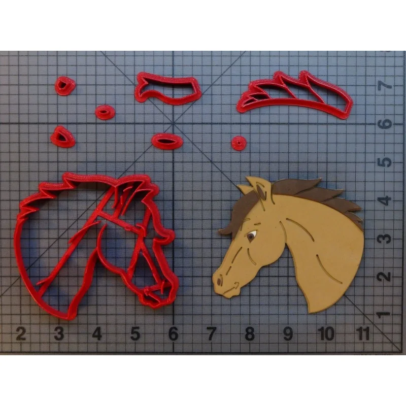Подкова в виде лошади головы палка и верховой езды торт для кексов помадки крышка