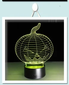 3D Настольная лампа с динозавром, светодиодный ночник с разноцветными собаками, детский подарок на день рождения, USB Освещение для сна, украшение для дома, 7 цветов