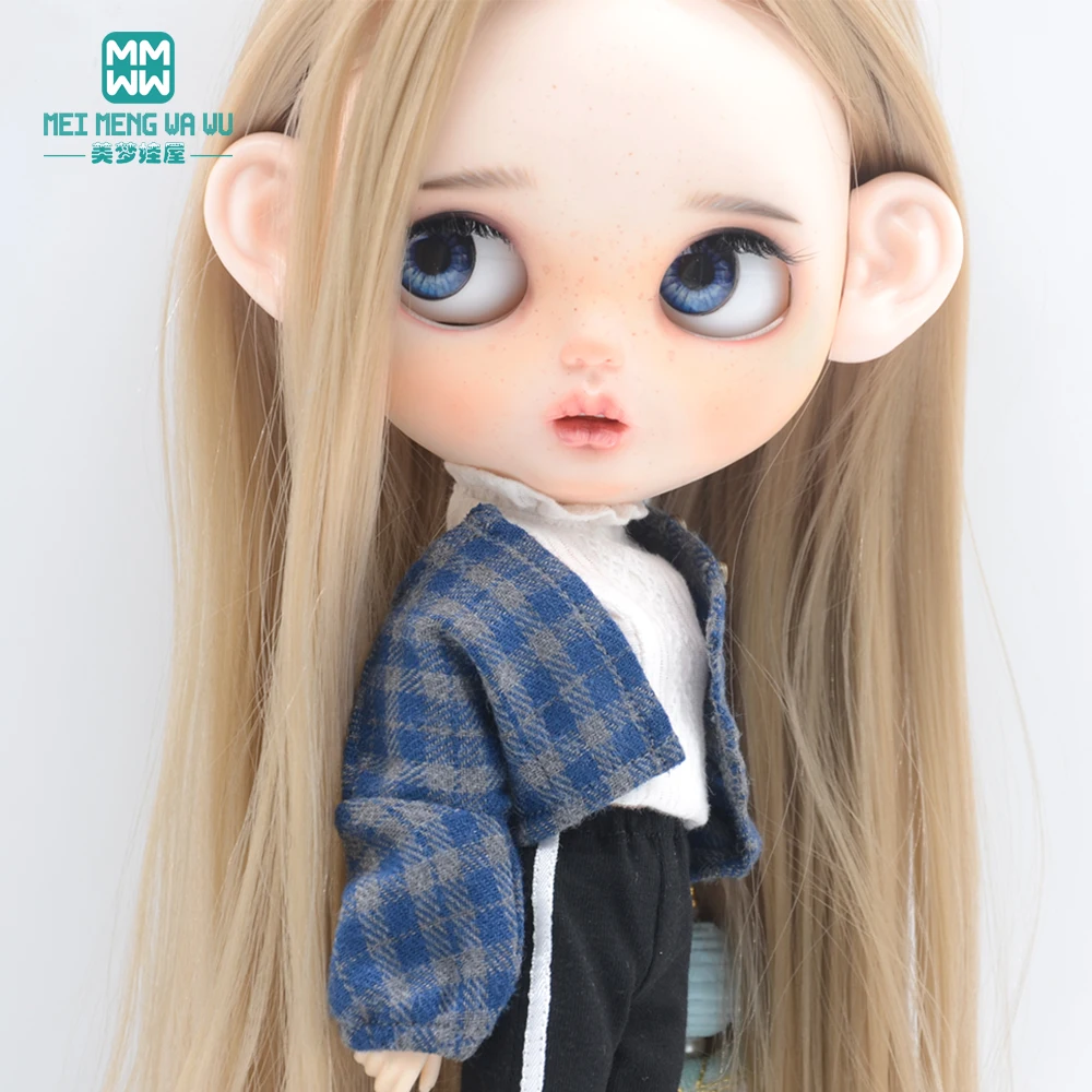 

Fits Blyth Azone OB22 OB24 Doll clothes Fashion Jackets, high-necked shirts, miniskirts