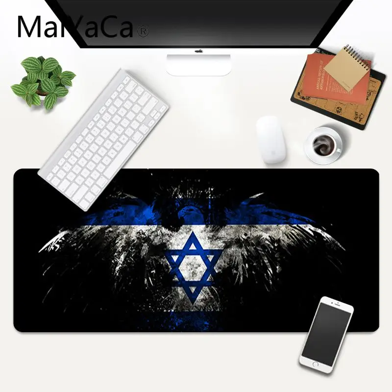 MaiYaCa новый коврик для мыши с принтом флага Израиля игровые коврики игровой xl xxl