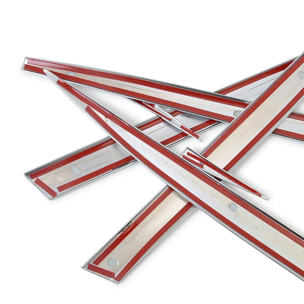 

Chrome Door Body Moulding Strips Cover Trim For Jaguar F-PACE 2016-2021