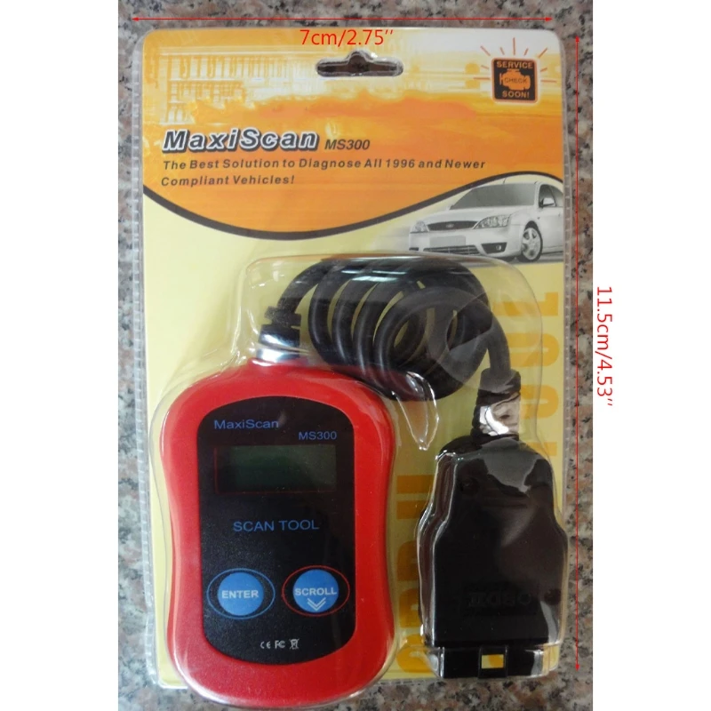 

Car Code Reader Enhanced Universal Car Engine Fault Code Reader OBD Scanner Tool 6XDB