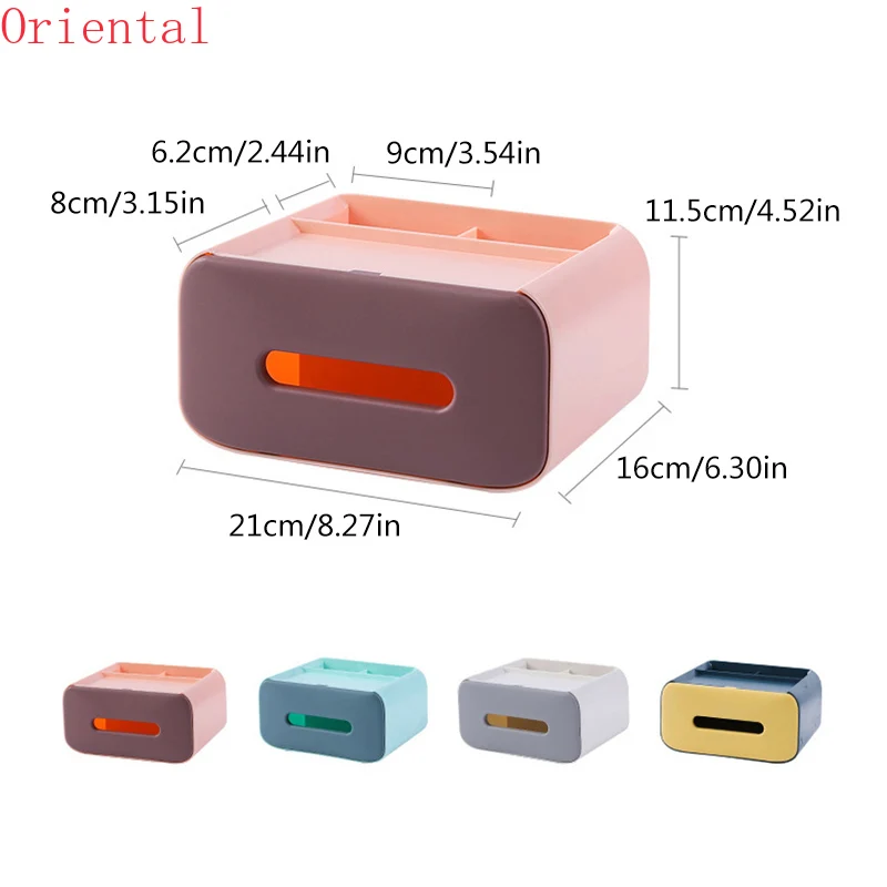

Nordic Tissue Box Remote Control Home Office Desk Storage Box Living Room Multifunctional Paper Drawer Box Bedroom Organizer