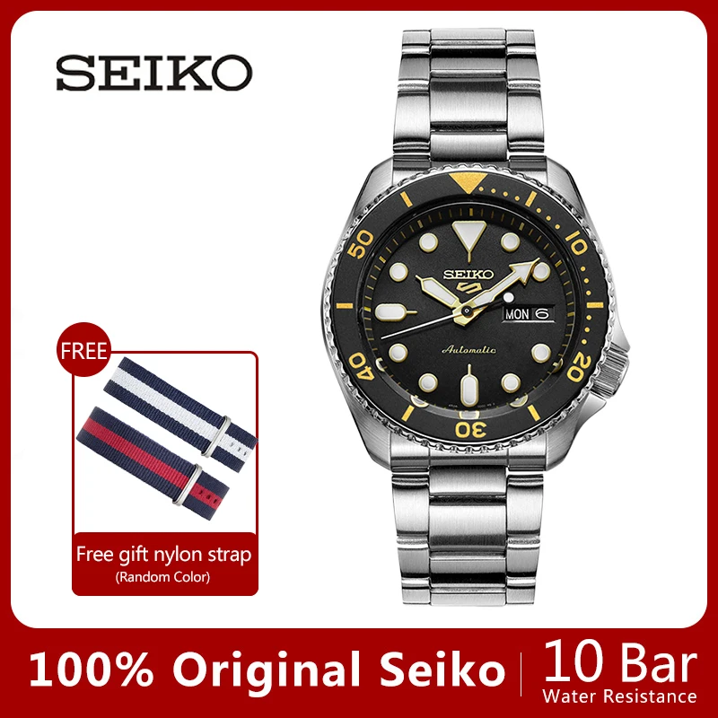 SRPD57K1 Оригинальные официальные новые SEIKO часы автоматические механические ныряльщик водонепроницаемые светящиеся Men'sWatch Азия - Цвет: SRPD57K1