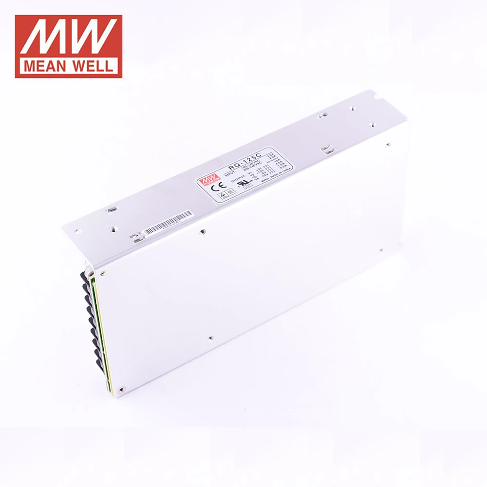 Оригинальный импульсный источник питания Mean Well RQ-125C 122 5 Вт В 15 в-5 в-15 в 10 А 4 а 1 Meanwell