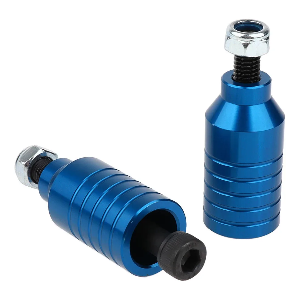 Набор колышек для трюков и скутеров со стальными осями болтами крепление 2 шт.|peg