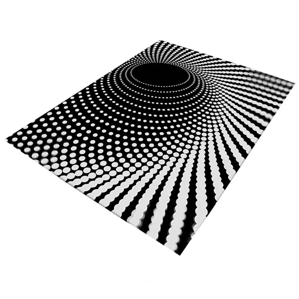3D ковер роскошный коврик с иллюзией прямоугольный геометрическим рисунком для