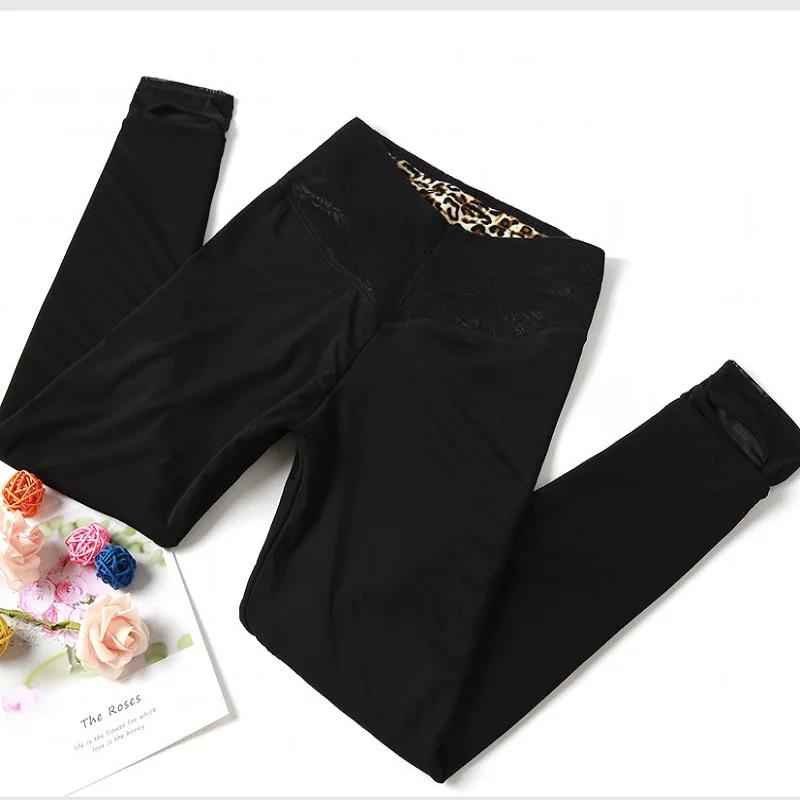 

Autumn And Winter Slim Fit Korean Thermal Leggings With Cashmere, High Waist And Anti Hook Silk