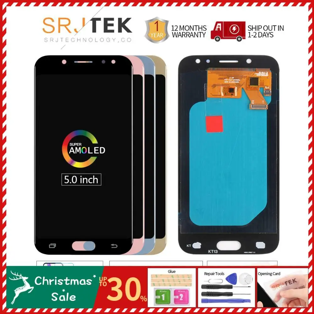 Активно-матричные осид, Дисплей для samsung Galaxy j5 j530 сменный сенсорный ЖК-экран для samsung J5 Дисплей j5 Pro J530F