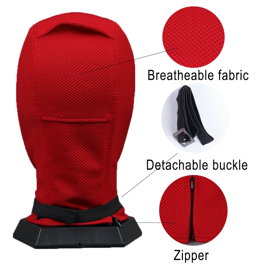 Маска Дэдпул нейлоновая дышащая маска для взрослых с полной головкой костюмы