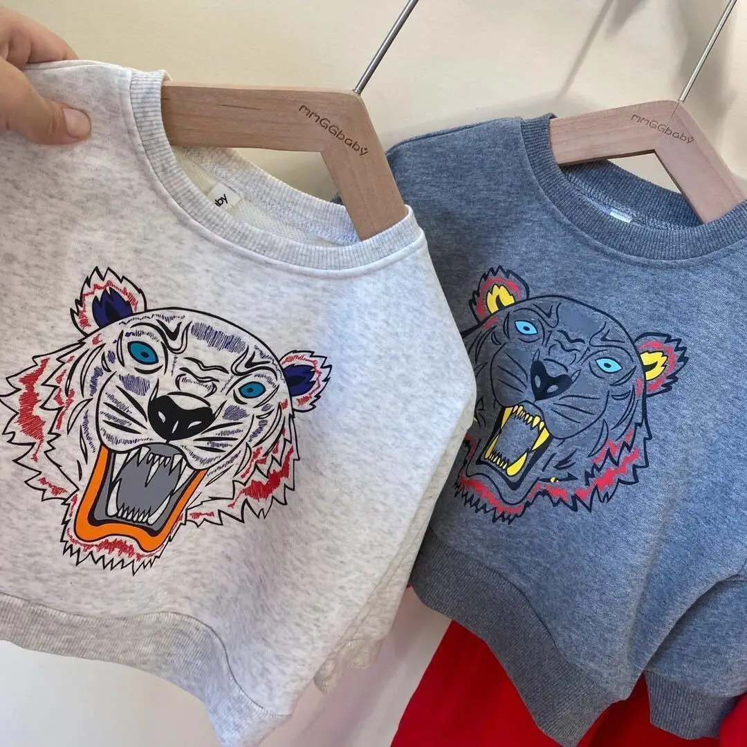 

Children's Sweatshirt 2021 Autumn New Boys and Girls Cartoon Long-sleeved Korean T-Shirt Kids Clothes Girls Baby Boys Clothes