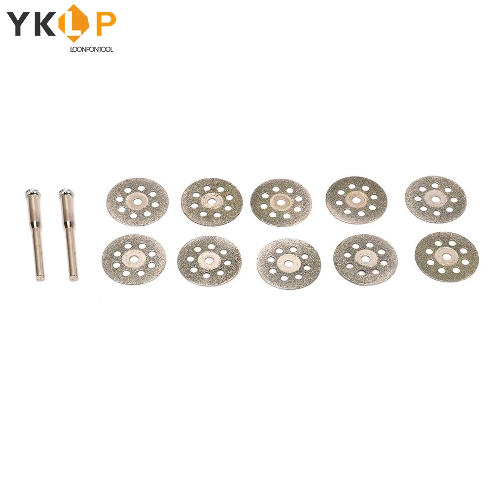 Алмазное лезвие для мини-пилы 10 шт./компл. 30 мм серебряные режущие диски с 2