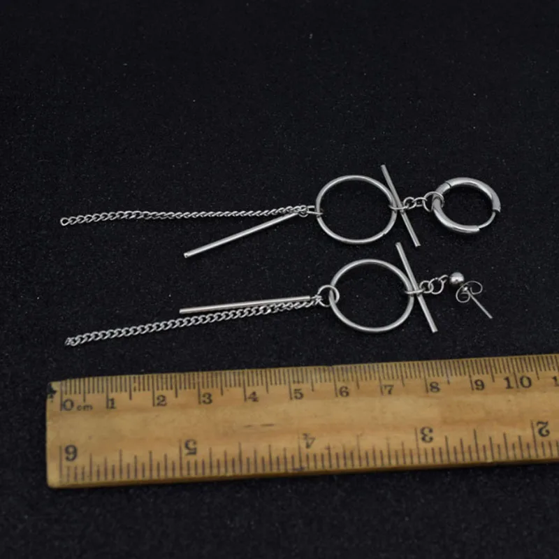 Серьги гвоздики Idol в Корейском стиле Kpop из нержавеющей стали гранж хип хоп рэп