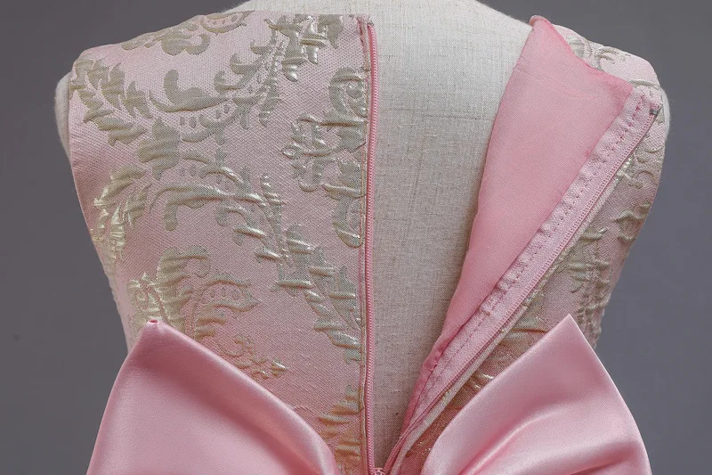 Винтажное платье с цветочной вышивкой для маленьких девочек на церемонию