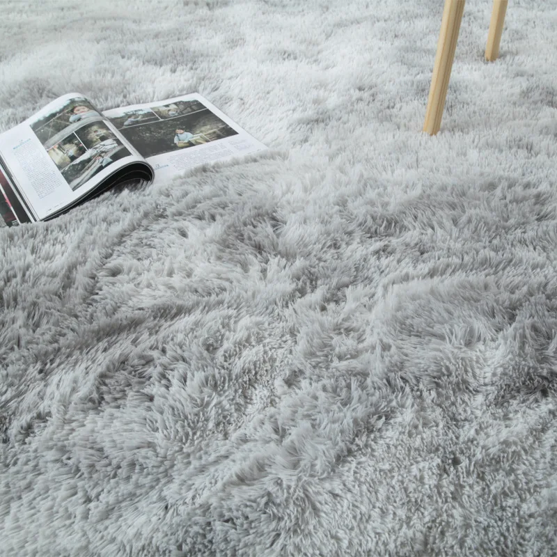 Thick Carpet for Living Room Plush Rug Children Bed Fluffy Floor Carpets Window Bedside Home Decor Rugs Soft Velvet Mat | Дом и сад
