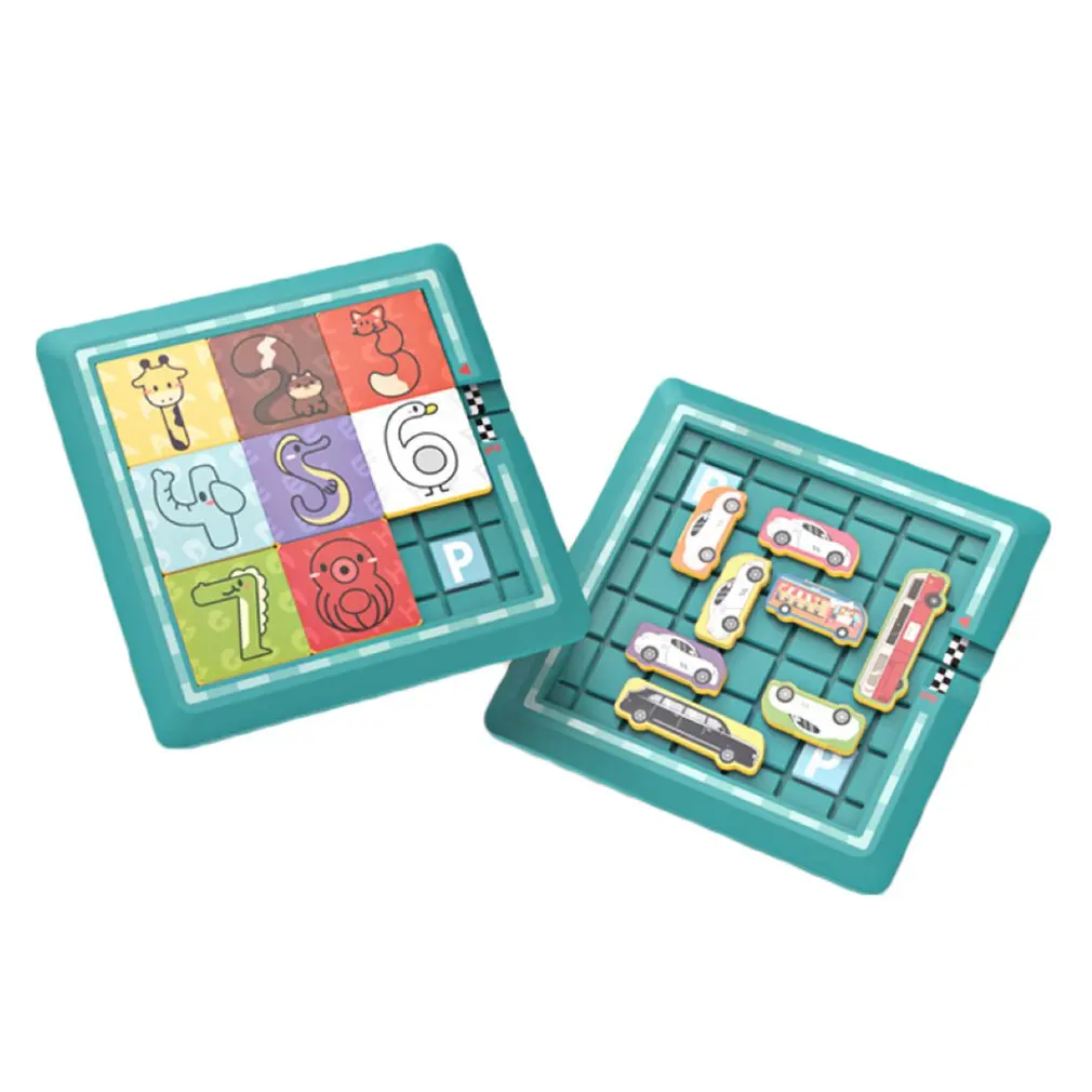 

Автомобиль Huarong головоломка игра детская математическая логика Обучающие игрушки переместить автомобиль из Huarong головоломка 328 вопросы Суд...