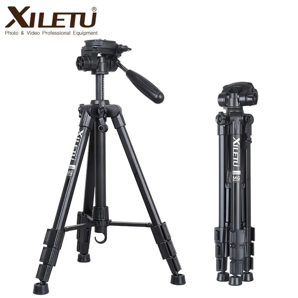 

XILETU XVT-234 Multifunctional Plastic cheap Lightweight Video camera Tripod With 3-Way Head and Quick release plate