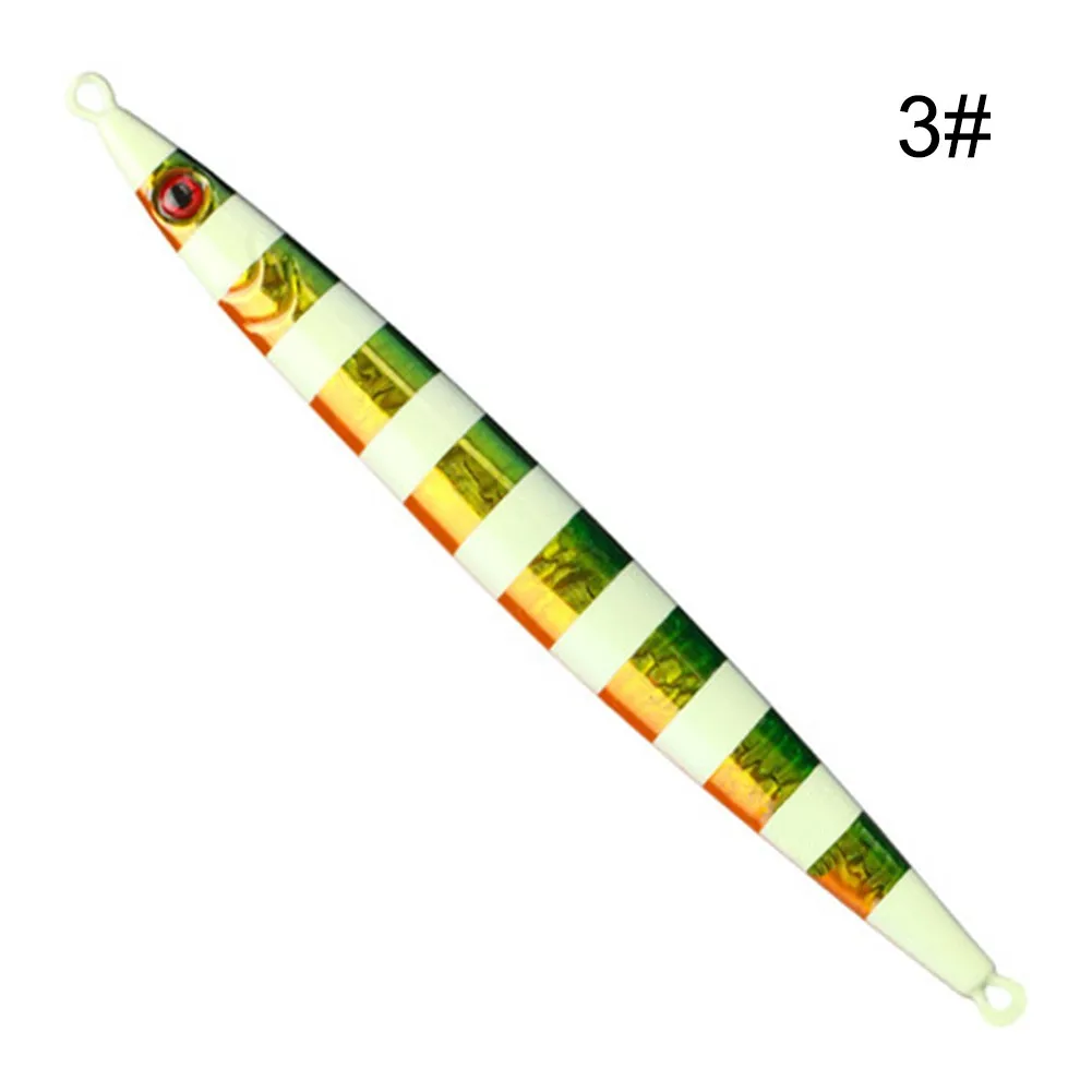 Длинная джиг для Глубоководной Рыбалки приманка рыбалки светящаяся