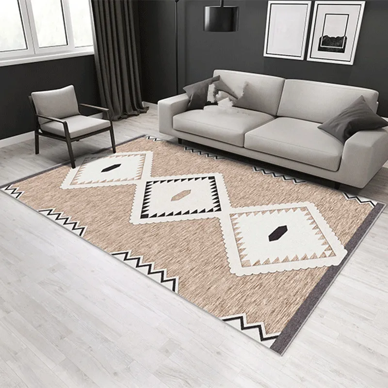 Скандинавские художественные ковры для гостиной дома марокканский ковер
