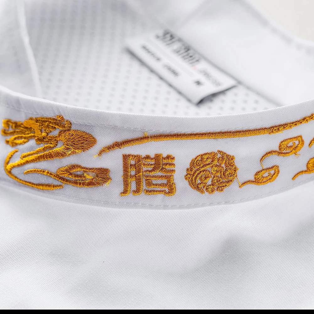 Высококачественная дышащая унисекс куртка шеф-повара Dragon рубашка Комбинезоны