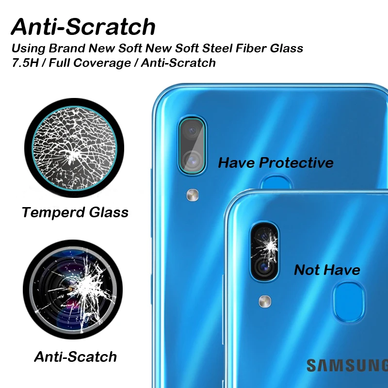 Защитное стекло 2 в 1 для samsung a50 защитная пленка объектива камеры Galaxy a50s a 50 s a505F a507F