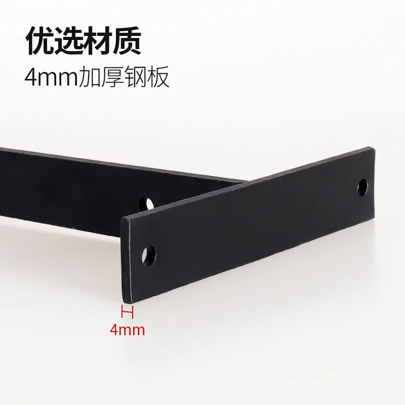 

Iron wall triangle bracket bookshelf wall shelf wall hanging partition bearing support shelf