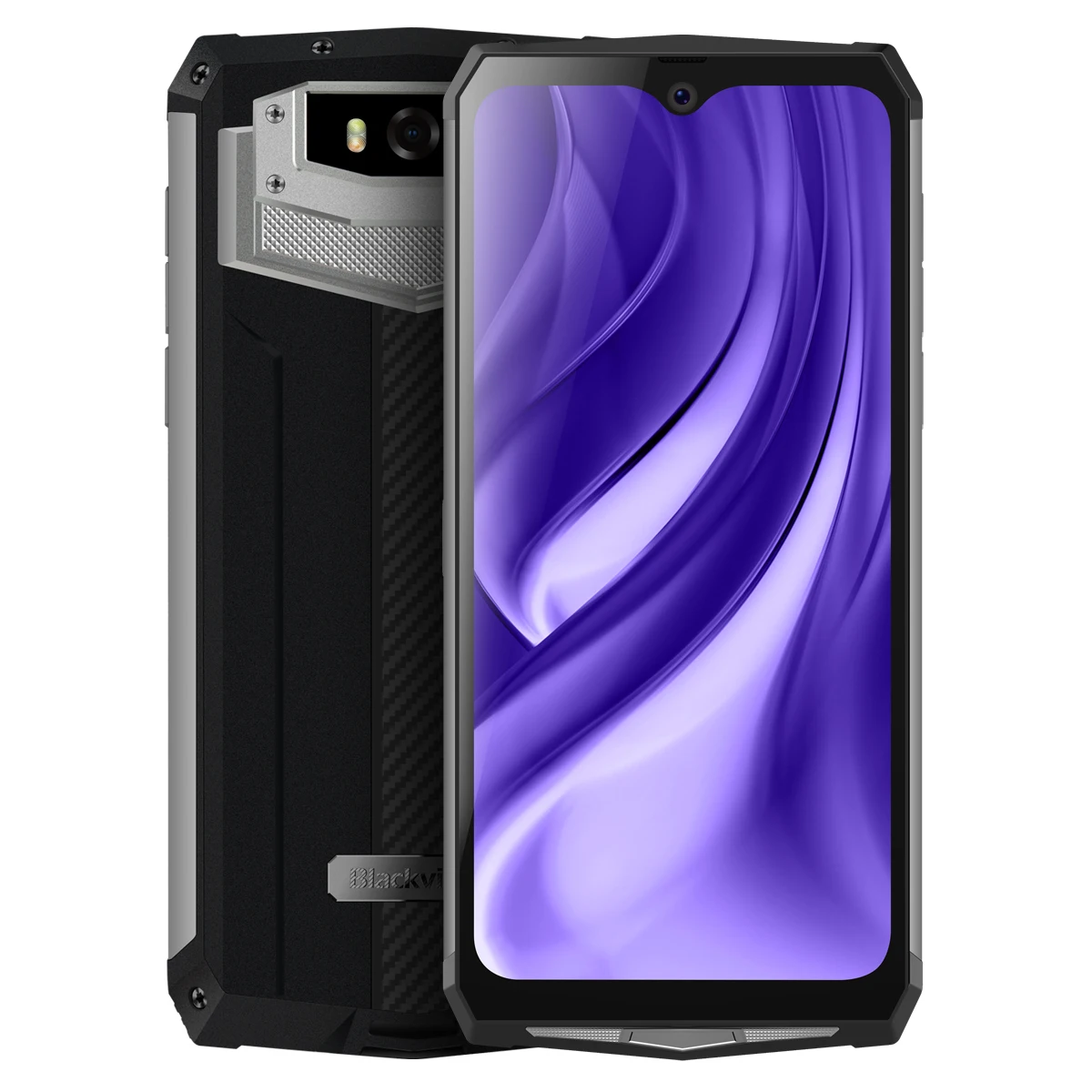 Blackview BV9100 Android 9,0 телефон 6," экран смартфон IP68 прочный MT6765 Восьмиядерный 4 Гб+ 64 Гб 13000 мАч батарея 30 Вт Быстрая зарядка