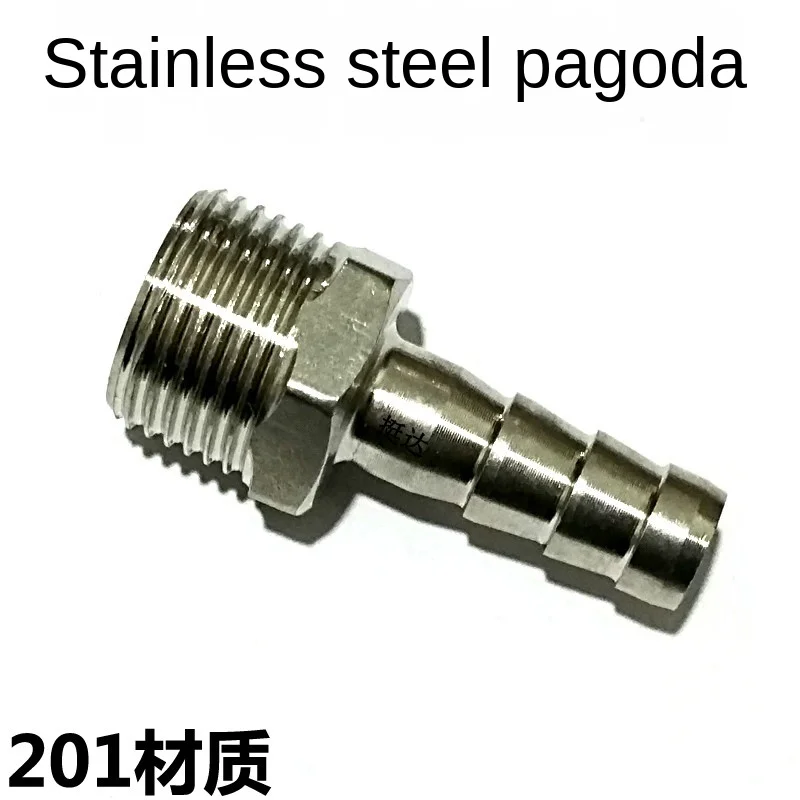 

Custom 201 Stainless Steel Pagoda-Shape Connector 1/4 1/2 3/8 Pagoda Nozzle 8 10mm Green Joints