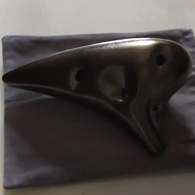 high quality 12 holes bass C/BC ocarina smoked burn flute BC tubes music instrument good sound | Спорт и развлечения