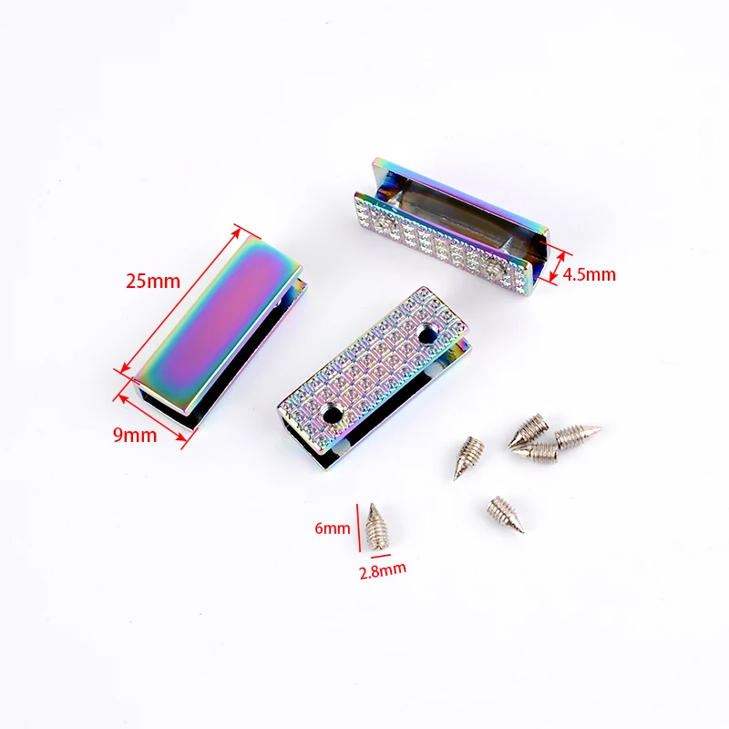 

Концы ремней радужного цвета, 1 дюйм концы веревки радужного цвета с винтом