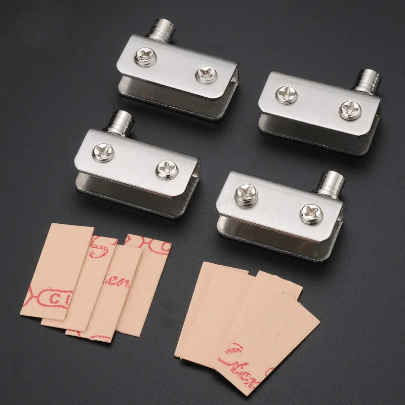 2 шт. Стекло Поворотный Шарнир ось вращения Нержавеющая сталь винный шкаф двери