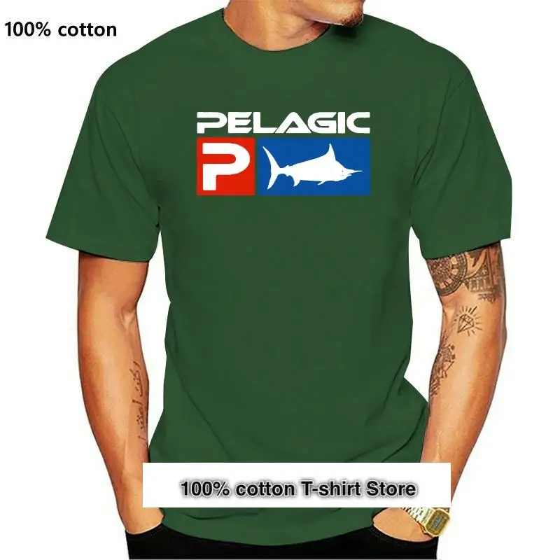 

Camiseta de манга corta с логотипом Pelagic, цвет синий Марино, talla S-2XL