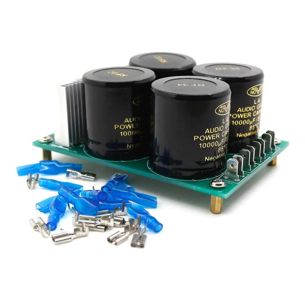 Power supply board / kit 4pcs NOVER 10000uf/50V Capacitors PSU for amplifier | Электроника